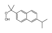 2-(2-hydroperoxypropan-2-yl)-6-propan-2-ylnaphthalene结构式