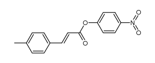 4-nitrophenyl 4-methylcinnamate Structure