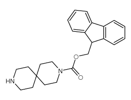 3,9-Diazaspiro[5.5]undecane-3-carboxylic acid, 9H-fluoren-9-ylmethyl ester Structure