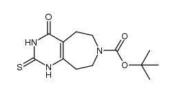 tert-butyl 4-oxo-2-thioxo-1,2,3,4,5,6,8,9-octahydro-7H-pyrimido[4,5-d]azepine-7-carboxylate结构式