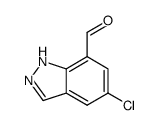 5-chloro-1H-indazole-7-carbaldehyde Structure