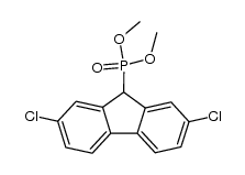 dimethyl 2,7-dichloro-9-fluorenylphosphonate结构式