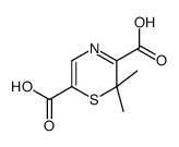 2,3-dihydro-2,2-dimethyl-1,4-thiazine-3,6-dicarboxylate structure
