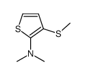 N,N-dimethyl-3-methylsulfanylthiophen-2-amine结构式