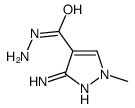 1H-Pyrazole-4-carboxylicacid,3-amino-1-methyl-,hydrazide(9CI)结构式