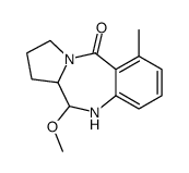 6-methoxy-1-methyl-5,6,6a,7,8,9-hexahydropyrrolo[2,1-c][1,4]benzodiazepin-11-one Structure