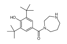 1,4-diazepan-1-yl-(3,5-ditert-butyl-4-hydroxyphenyl)methanone Structure