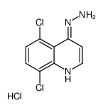 5,8-Dichloro-4-hydrazinoquinoline hydrochloride structure