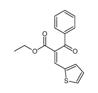 ethyl 2-benzoyl-3-(thiophen-2-yl)acrylate Structure