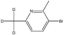 3-Bromo-2-methyl-6-(methyl-d3)-pyridine结构式