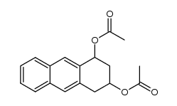 1,3-Diacetoxy-1,2,3,4-tetrahydroanthracen结构式