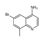 4-Amino-6-bromo-8-methylquinoline结构式