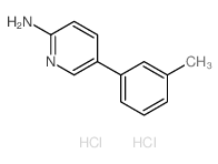 5-(M-TOLYL)PYRIDIN-2-AMINE DIHYDROCHLORIDE structure