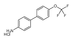 4'-TRIFLUOROMETHOXY-BIPHENYL-4-YLAMINE HYDROCHLORIDE结构式