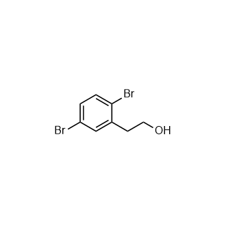 2-(2,5-Dibromophenyl)ethanol Structure
