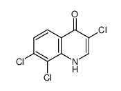 3,7,8-Trichloro-4-hydroxyquinoline结构式