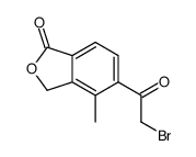 5-(2-溴乙酰基)-4-甲基异苯并呋喃-1(3H)-酮结构式