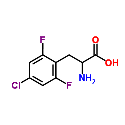 4-Chloro-2,6-difluorophenylalanine Structure
