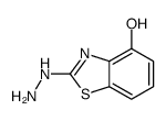 2-Hydrazino-1,3-benzothiazol-4-ol结构式