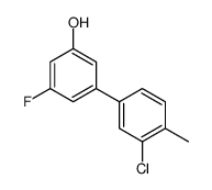 3-(3-chloro-4-methylphenyl)-5-fluorophenol结构式