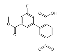 2-(3-fluoro-5-methoxycarbonylphenyl)-4-nitrobenzoic acid结构式