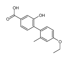 4-(4-ethoxy-2-methylphenyl)-3-hydroxybenzoic acid Structure