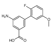 3-amino-5-(2-fluoro-5-methoxyphenyl)benzoic acid结构式
