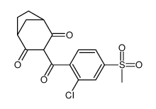 3-[2-Chloro-4-(methylsulfonyl)benzoyl]bicyclo[3.2.1]octane-2,4-dione结构式