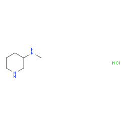 N-Methyl-3-piperidinamine hydrochloride (1:1) structure