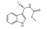 (R)-[1-(2)H]brassinin Structure