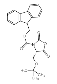 fmoc-o-tert-butyl-l-serine n-carboxy anh ydride Structure