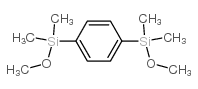 1,4-二(甲氧二甲基硅烷基)苯结构式