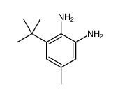 1,2-Benzenediamine,3-(1,1-dimethylethyl)-5-methyl-结构式