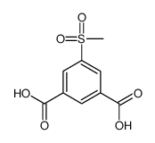 5-methylsulfonylbenzene-1,3-dicarboxylic acid结构式