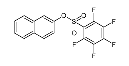 naphthalen-2-yl 2,3,4,5,6-pentafluorobenzenesulfonate Structure