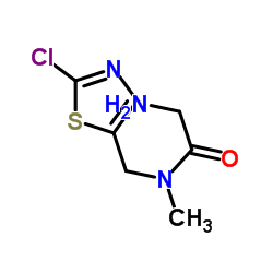 N-[(2-Chloro-1,3-thiazol-5-yl)methyl]-N-methylglycinamide Structure