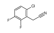 (6-Chloro-2,3-difluorophenyl)acetonitrile结构式