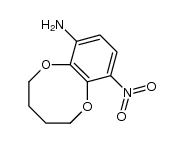 10-nitro-2,3,4,5-tetrahydrobenzo[b][1,4]dioxocin-7-amine结构式