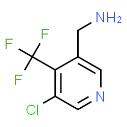 3-Pyridinemethanamine , 5-chloro-4-(trifluoromethyl)- Structure