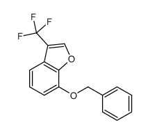 7-(Benzyloxy)-3-(trifluoromethyl)-1-benzofur结构式