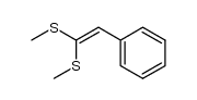 bis(methylthio)-1,1 phenyl-2 ethylene结构式