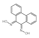 9,10-Phenanthrenedione, dioxime structure