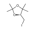 (S)-5-Iodomethyl-2,2,4,4-tetramethyl-[1,3]dioxolane结构式