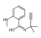 2-(methylamino)-N-(2-methylbut-3-yn-2-yl)benzamide Structure