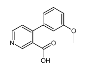 4-(3-methoxyphenyl)pyridine-3-carboxylic acid结构式