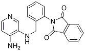 2-{2-[(4-AMino-pyridin-3-ylaMino)-Methyl]-phenyl}-isoindole-1,3-dione structure