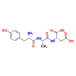L-Tyrosyl-L-alanyl-L-aspartic acid结构式