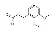 1,2-dimethoxy-3-(2-nitroethyl)benzene结构式