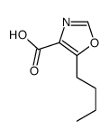 5-butyl-1,3-oxazole-4-carboxylic acid结构式