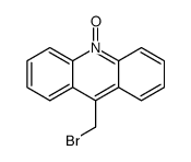 9-(bromomethyl)-10-oxidoacridin-10-ium结构式